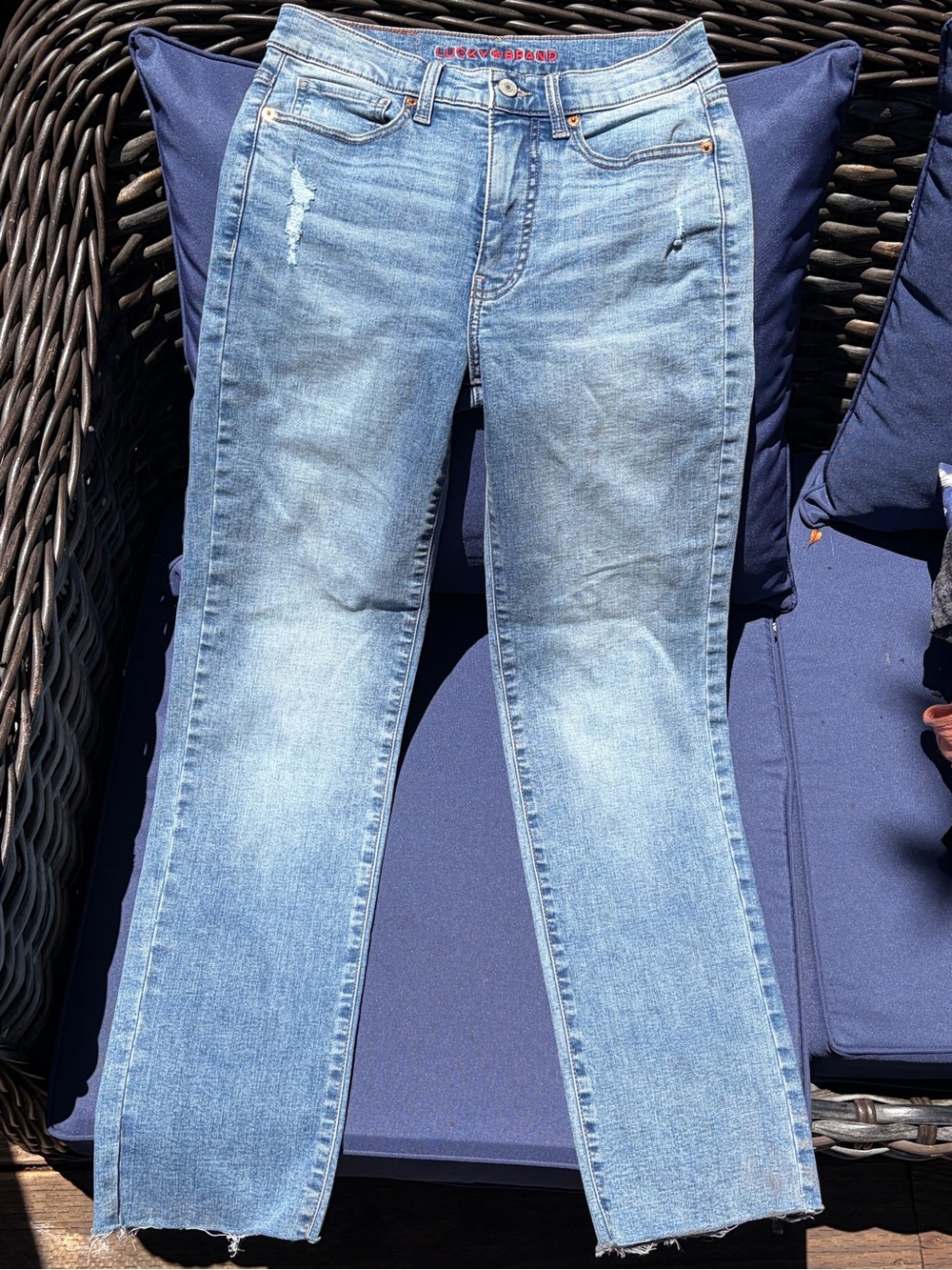 Lucky Brand 6/28L Light Blue Straight Leg Jeans